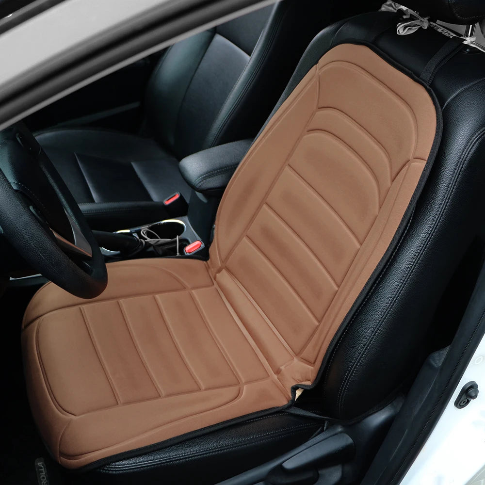 12V Car Seat Covers Heater With Switch 40-65℃ Adjustable Warmer Cushion Pad Protector Interior Automobile Accessories